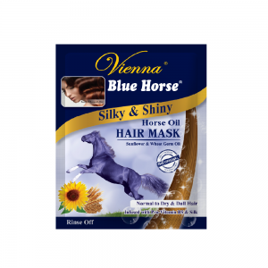 BLUE HORSE HAIR MASK SILKY & SHINY